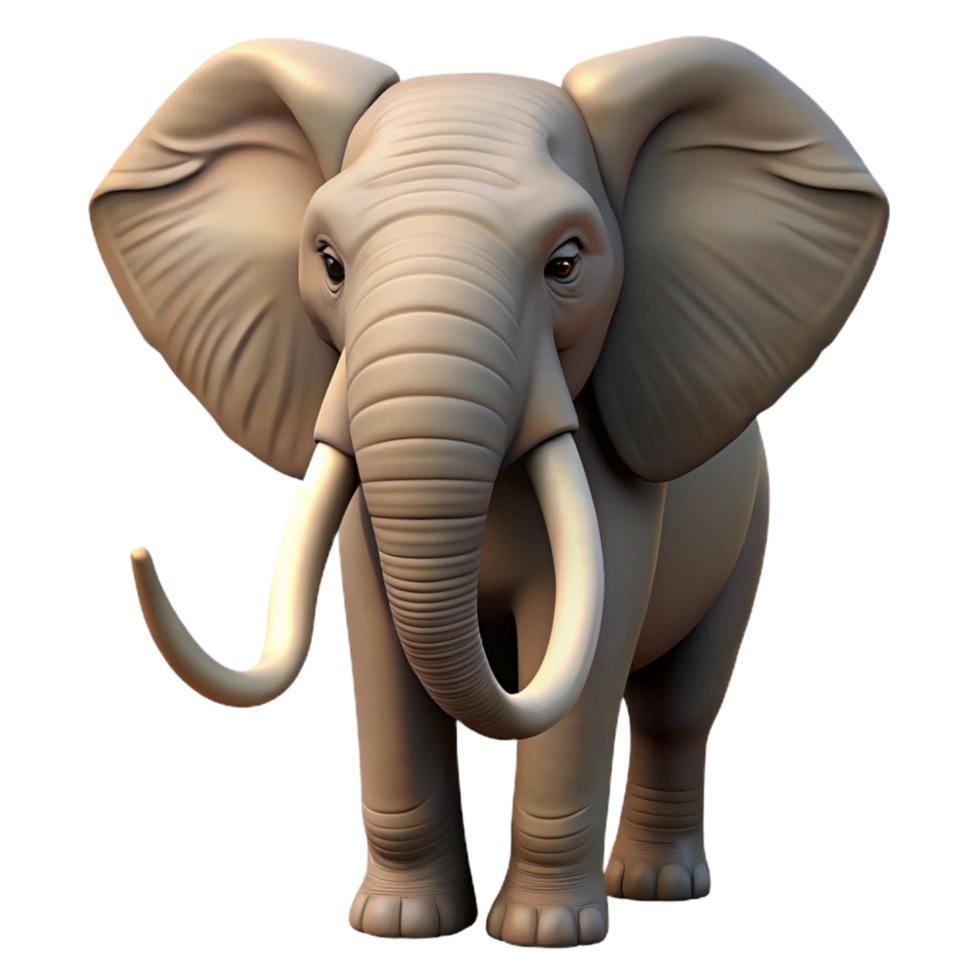 captivating nostalgic coastal A majestic elephant, head and trunk, NO BACKGROUND with Transparent Background. precision png