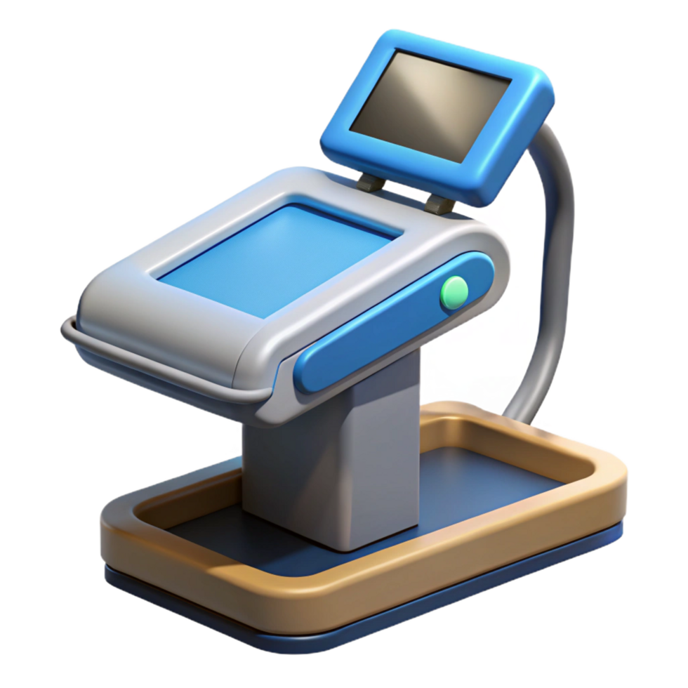 enchanting notable Portable medical scanner with a digital display. NO BACKGROUND with Transparent Background. png