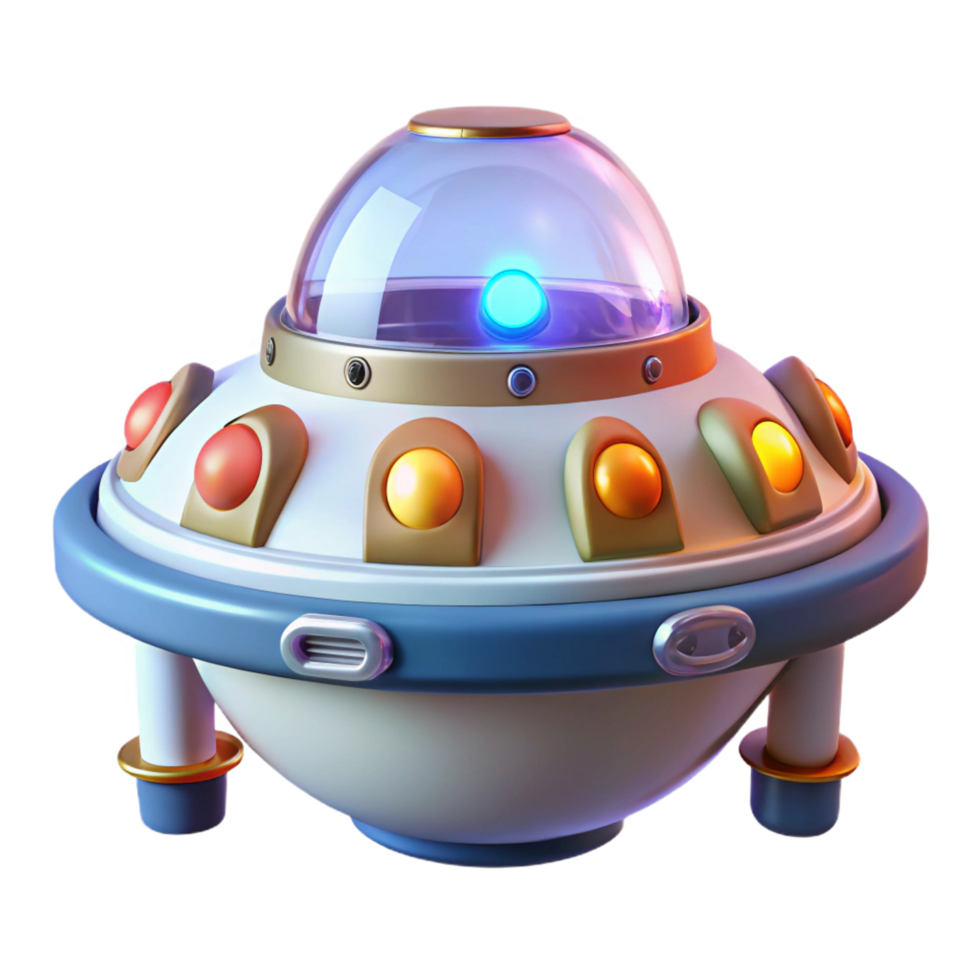 gorgeous melancholic rustic Spaceship life support system with blinking lights. NO BACKGROUND with Transparent Background. fine detail png