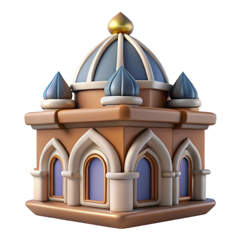 sumptuous avant-garde Art Nouveau building decorative tile, NO BACKGROUND with Transparent Background. 4K png