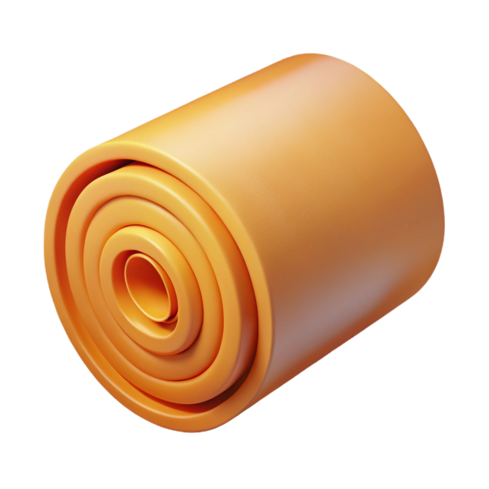 majestic memorable Roll of insulation NO BACKGROUND with Transparent Background. png