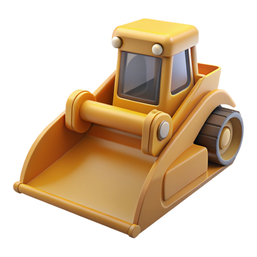beautiful exemplary Bulldozer blade NO BACKGROUND with Transparent Background. png