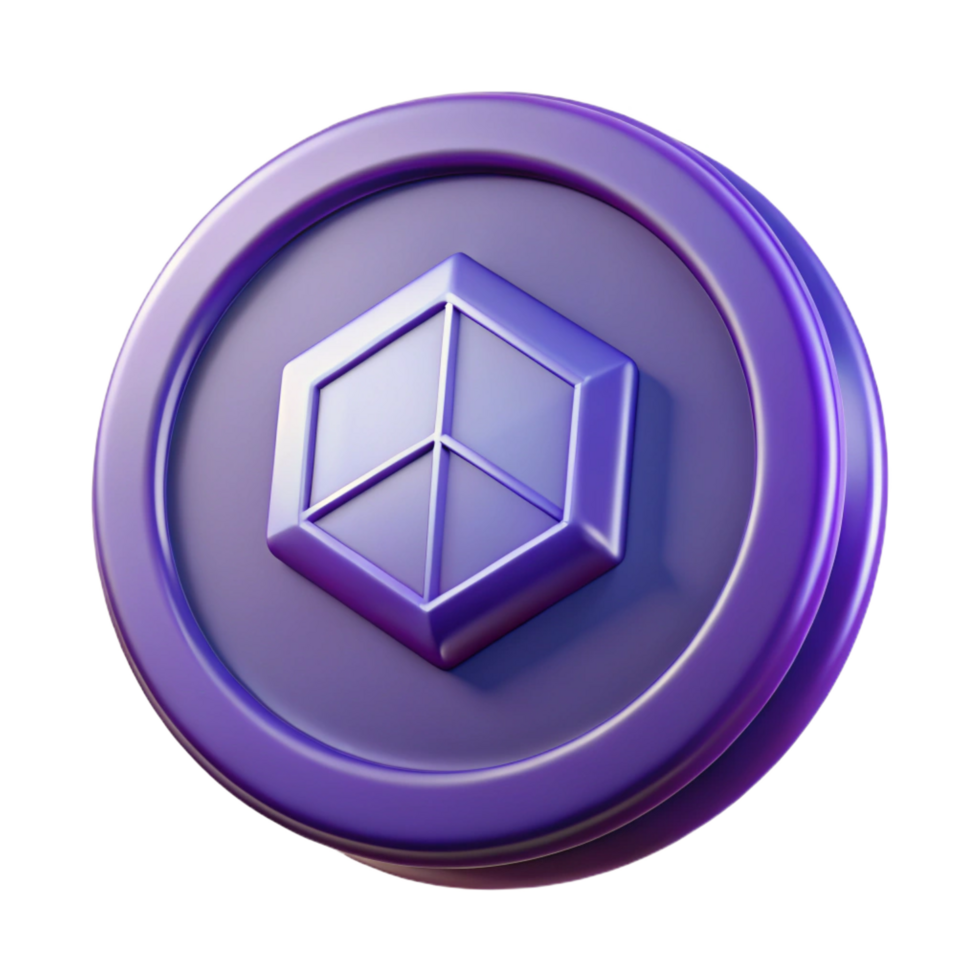 captivating playful minimalist NFT digital art token, NO BACKGROUND with Transparent Background. high resolution png