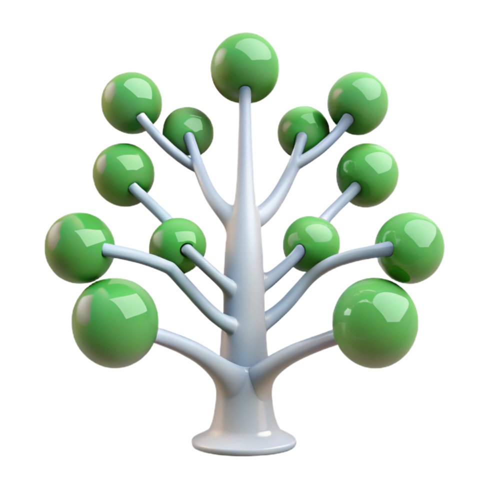 extraordinary distinctive Tree of Life, symbol of interconnectedness, NO BACKGROUND with Transparent Background. png