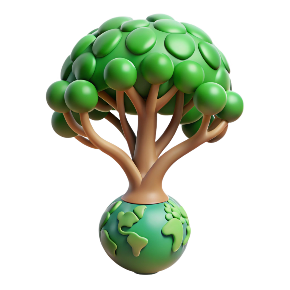 extraordinary vintage Yggdrasil, the world tree NO BACKGROUND with Transparent Background. handcrafted png