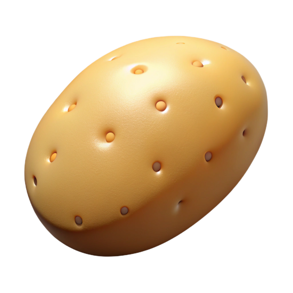 melancholic enchanting Potato NO BACKGROUND with Transparent Background. genuine png
