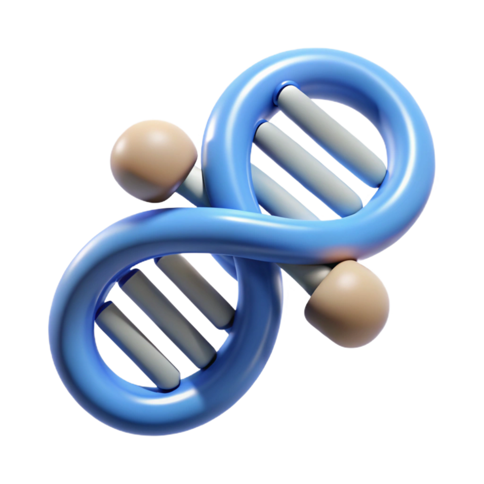 sought-after retro Genetic engineering tool with DNA helix NO BACKGROUND with Transparent Background. perfect clarity png
