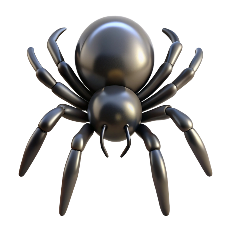 enchanting sought-after A black and white image of a spider NO BACKGROUND with Transparent Background. png