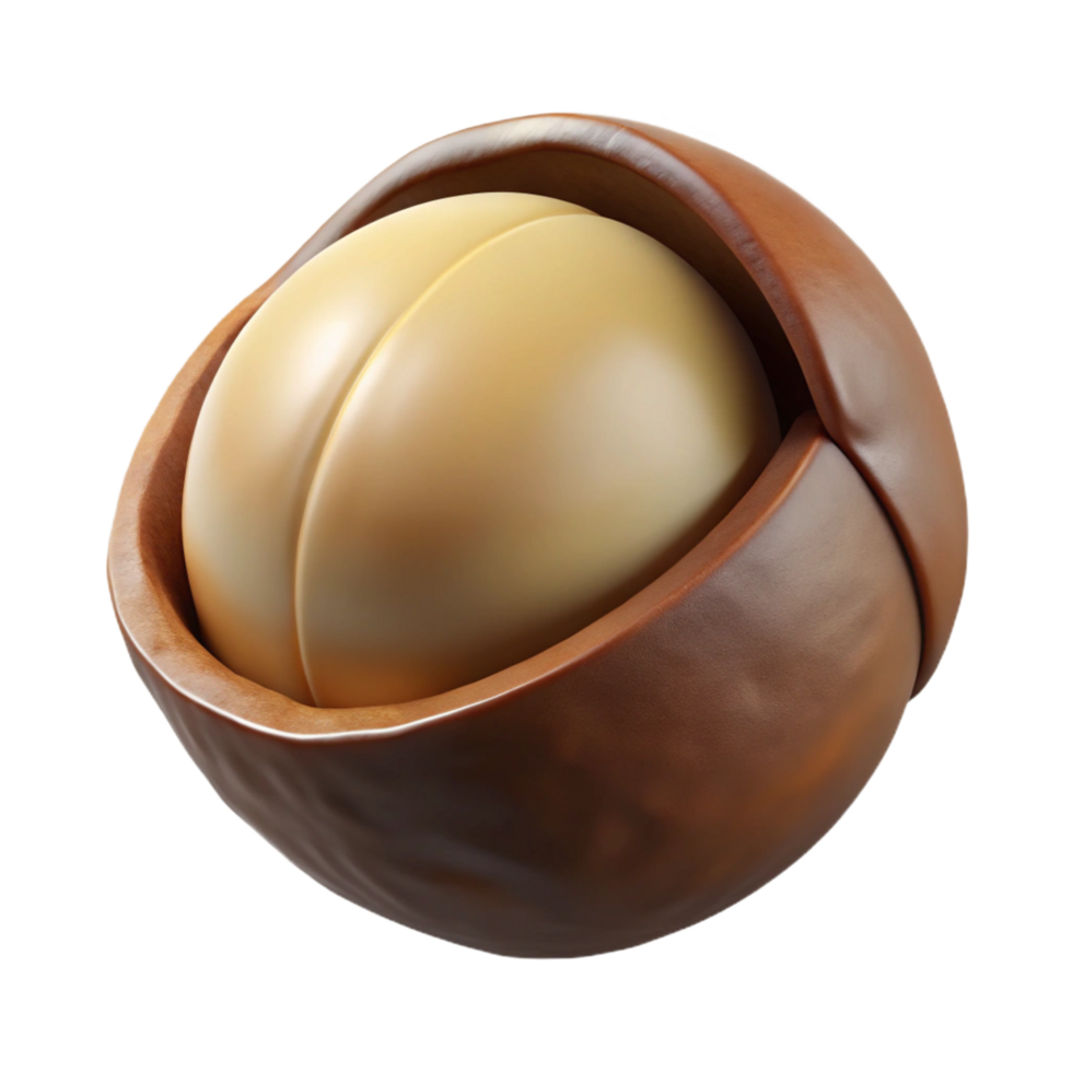 breathtaking sought-after Macadamia nut in shell NO BACKGROUND with Transparent Background. png
