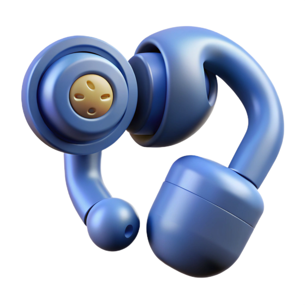 glorious distinguished Wireless earbuds, Bluetooth connection NO BACKGROUND with Transparent Background. png