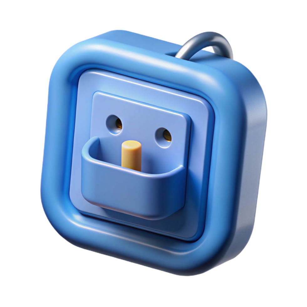 striking remarkable Blueprint of a electrical outlet NO BACKGROUND with Transparent Background. png