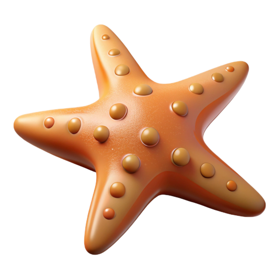 sought-after surreal A starfish, NO BACKGROUND with Transparent Background. crisp png