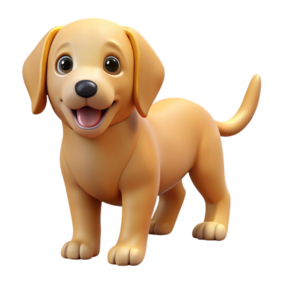 extraordinary nordic A playful golden retriever puppy. NO BACKGROUND with Transparent Background. detailed png