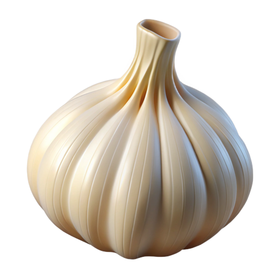 remarkable mid-century Garlic bulb NO BACKGROUND with Transparent Background. refined png