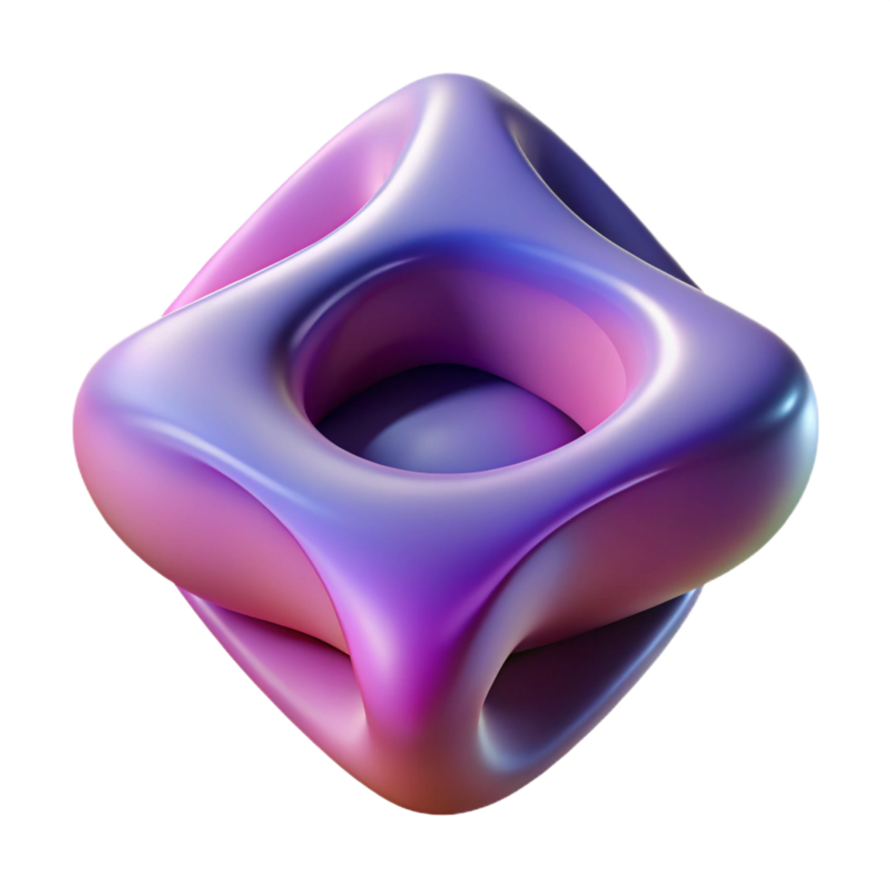pristine exemplary A stylized abstract shape. NO BACKGROUND with Transparent Background. png