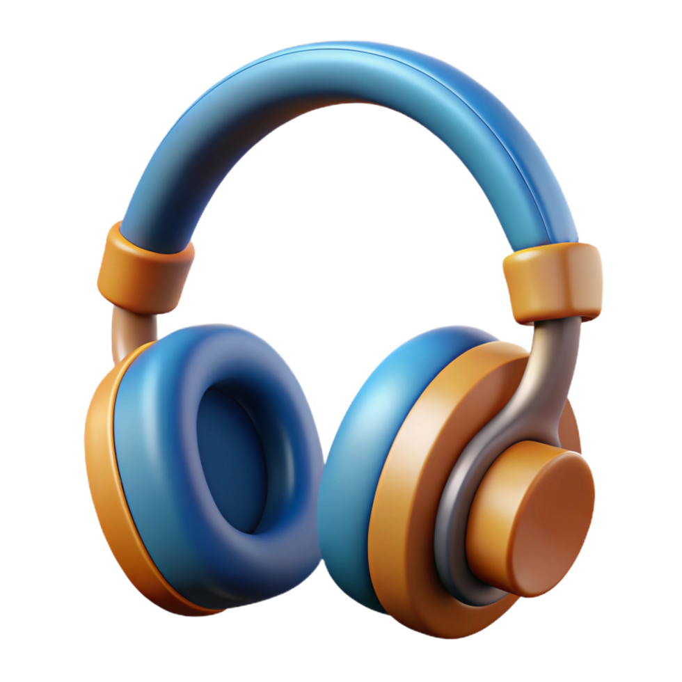 ethereal extraordinary Wireless headphones, noise-canceling, over-ear NO BACKGROUND with Transparent Background. gallery standard png