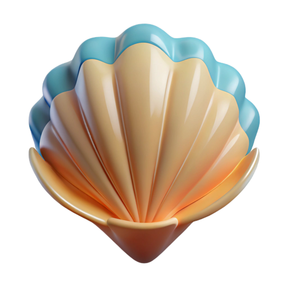 exceptional vintage Seashell fragment NO BACKGROUND with Transparent Background. elite png