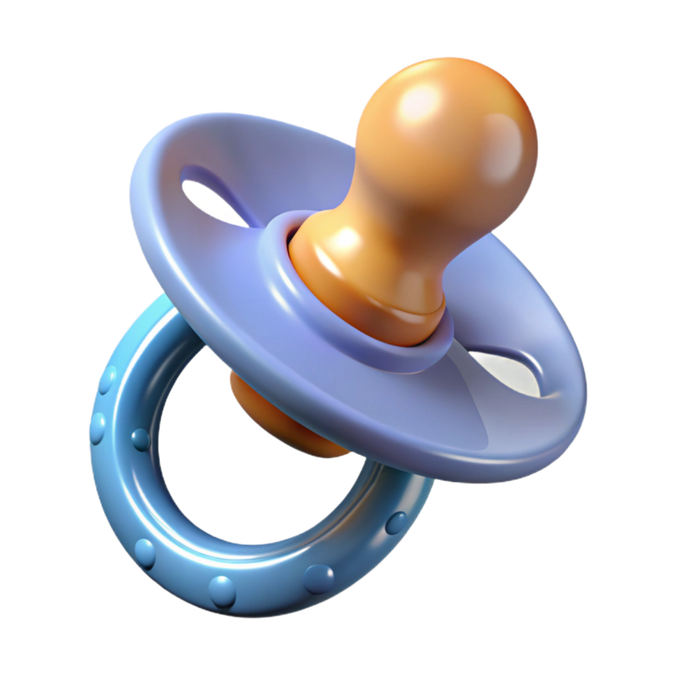 glorious industrial A baby's pacifier, NO BACKGROUND with Transparent Background. premium png
