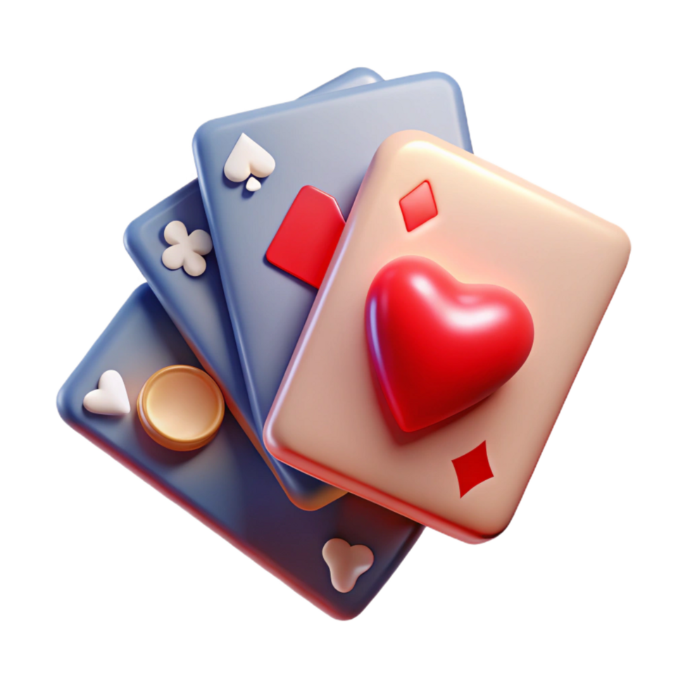 exquisite rustic Playing cards, face cards, suits of hearts, diamonds, clubs, spades NO BACKGROUND with Transparent Background. museum quality png