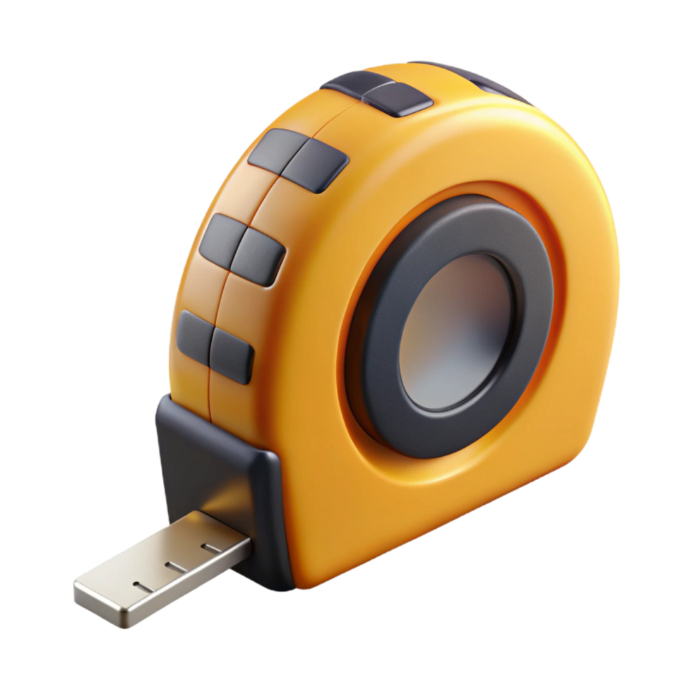 exemplary organic Tape measure NO BACKGROUND with Transparent Background. high resolution png