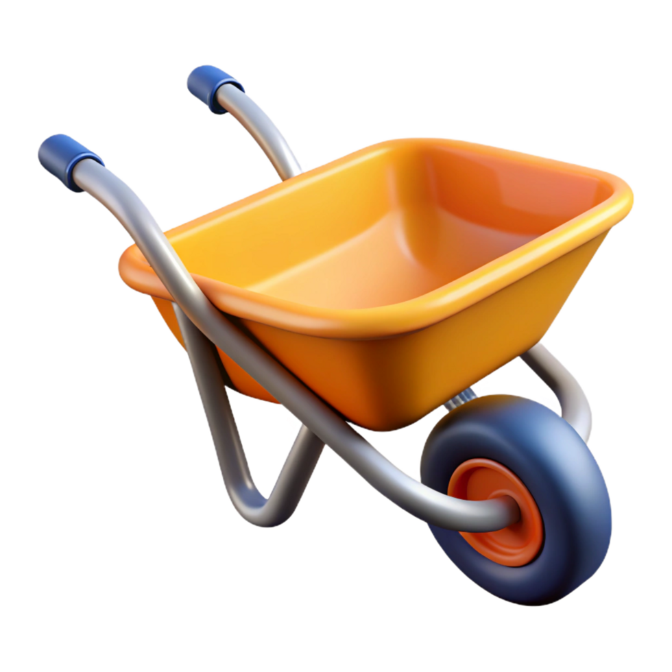 extraordinary signature Wheelbarrow NO BACKGROUND with Transparent Background. png