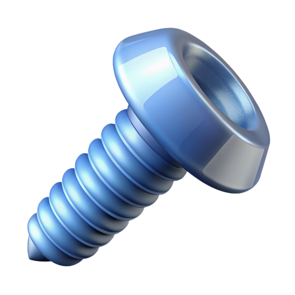 splendid iconic Screw NO BACKGROUND with Transparent Background. png