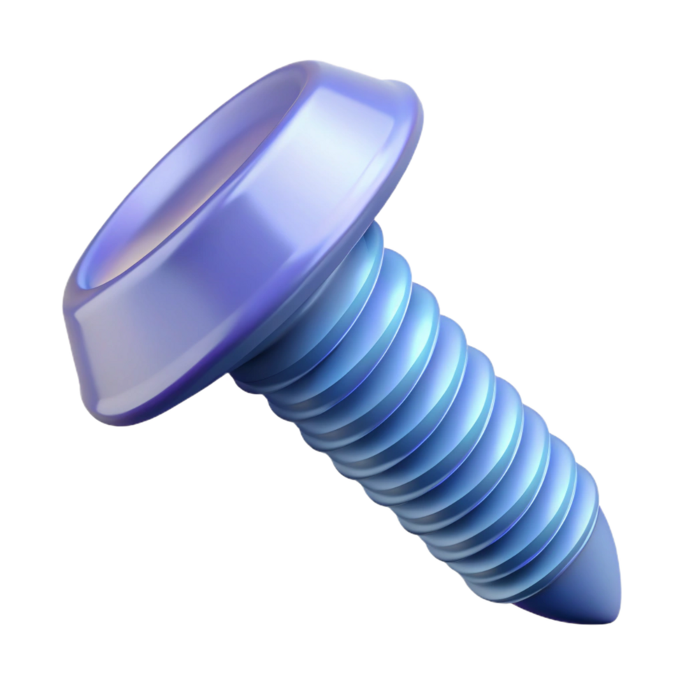 dynamic splendid Screw NO BACKGROUND with Transparent Background. gallery standard png