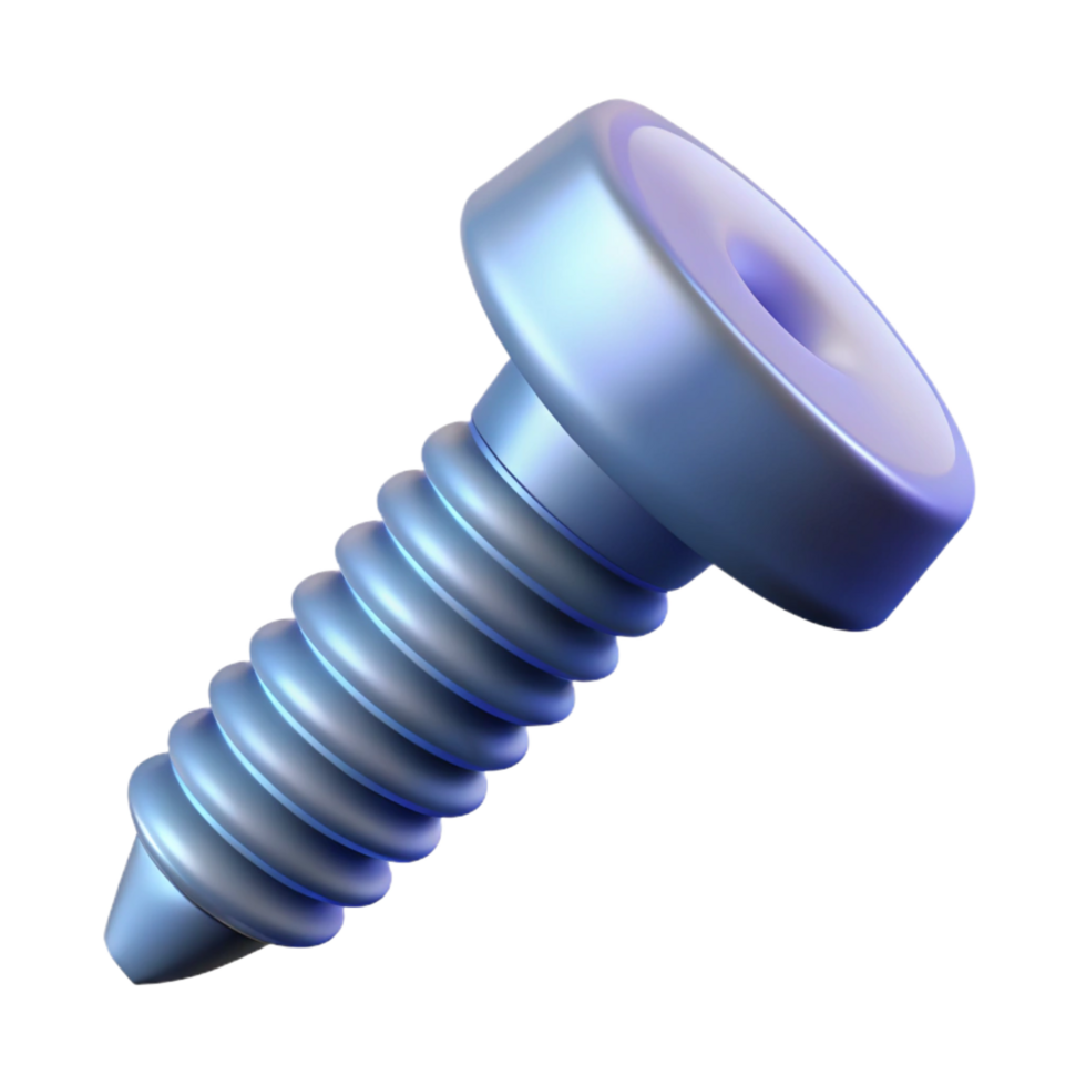 pristine harmonious renaissance Screw NO BACKGROUND with Transparent Background. perfect clarity png