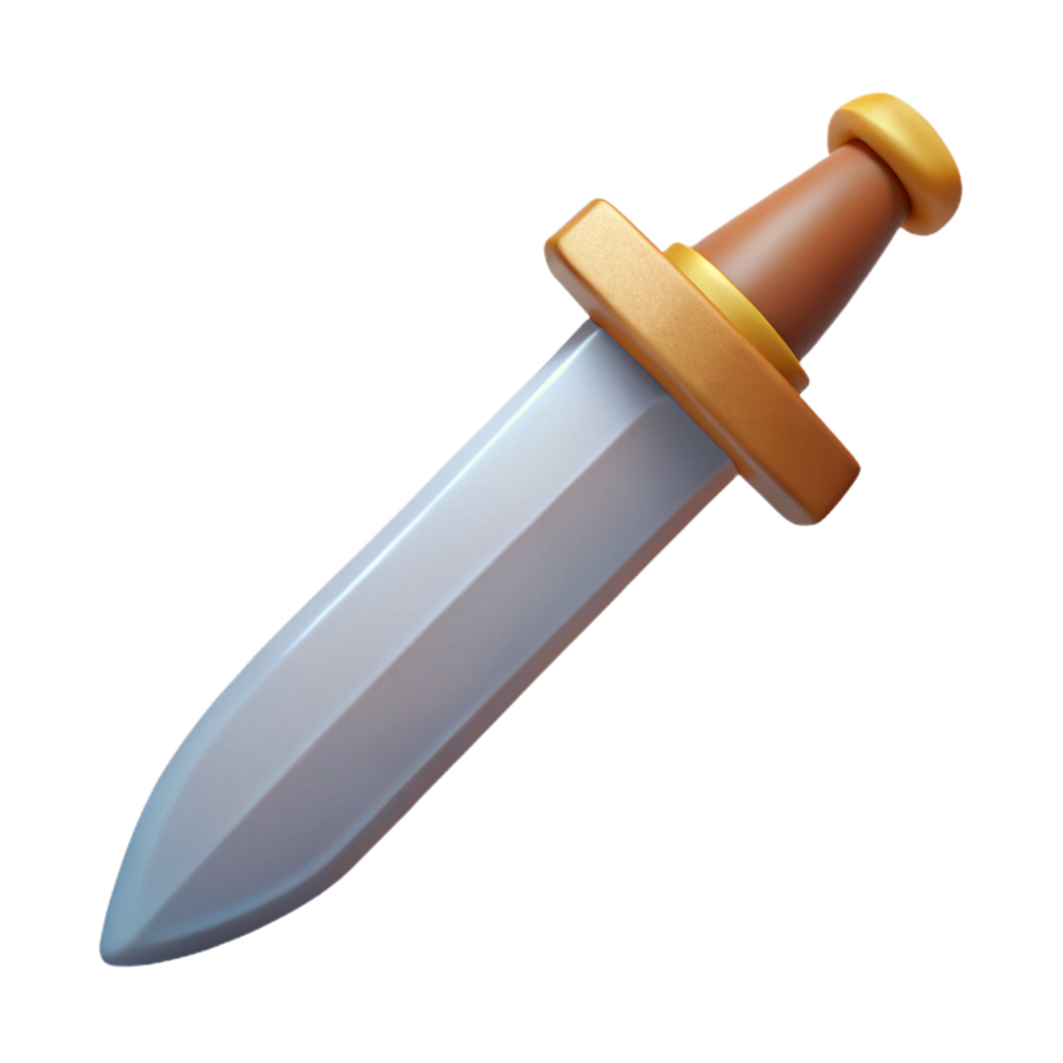 harmonious striking A Roman Gladius, short sword, NO BACKGROUND with Transparent Background. gallery standard png