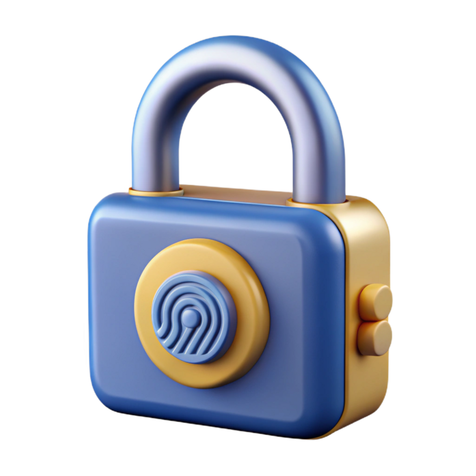 gorgeous inspired Biometric lock with keypad and fingerprint scanner, NO BACKGROUND with Transparent Background. png