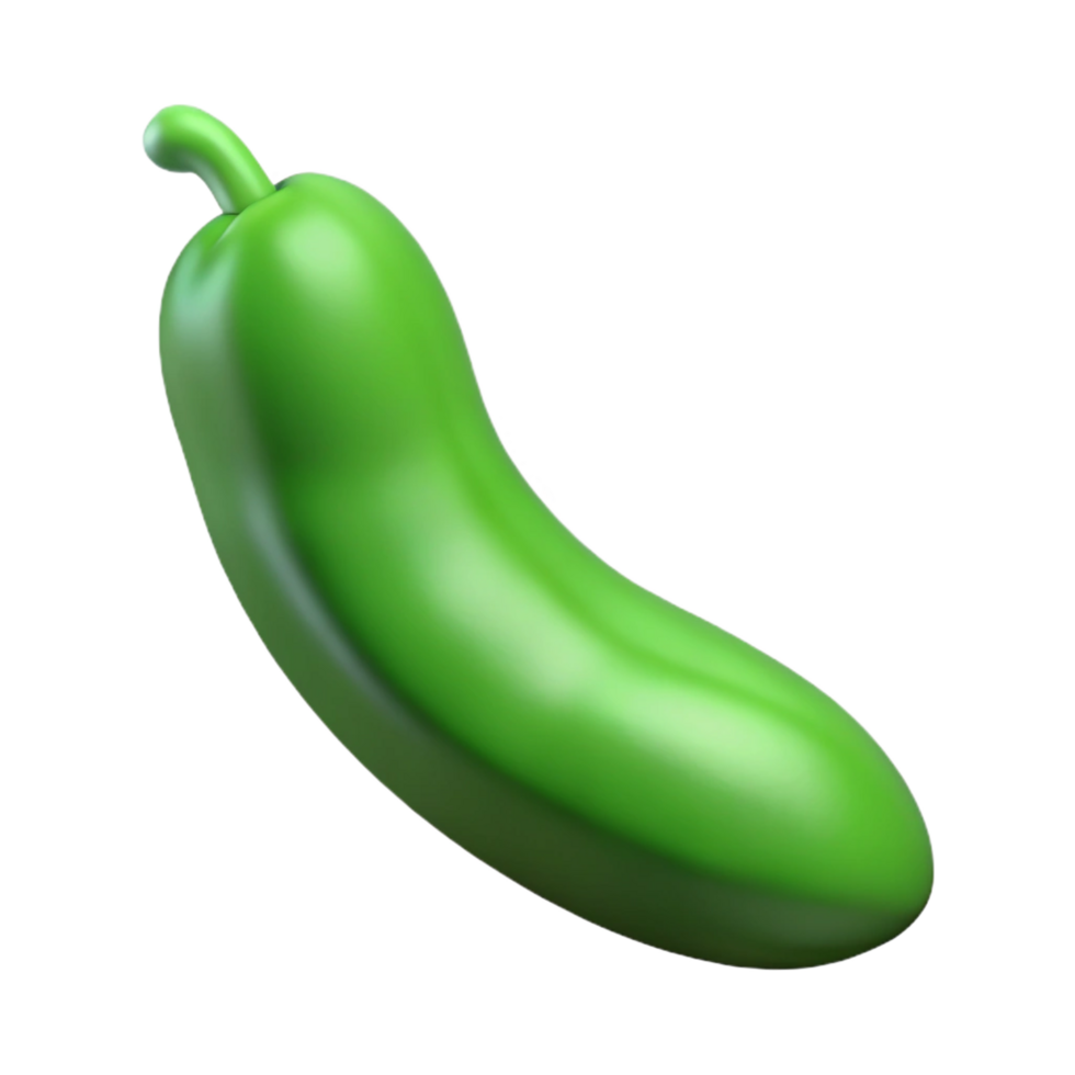 energetic enchanting Single green bean NO BACKGROUND with Transparent Background. ultra HD png
