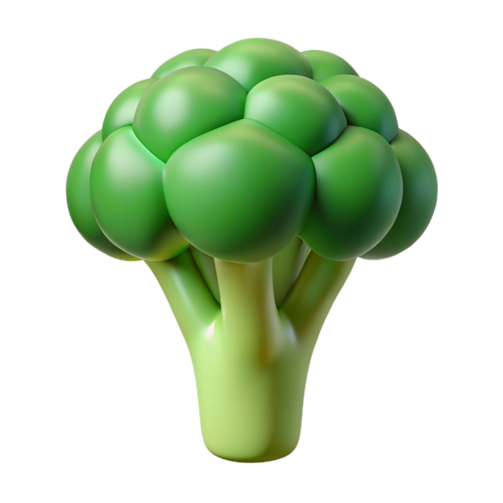 unparalleled baroque Broccoli floret NO BACKGROUND with Transparent Background. masterfully captured png
