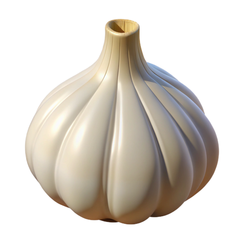 elegant melancholic coastal Garlic bulb NO BACKGROUND with Transparent Background. authentic png