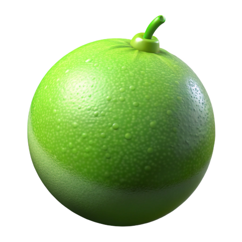 picturesque quintessential Lime NO BACKGROUND with Transparent Background. png