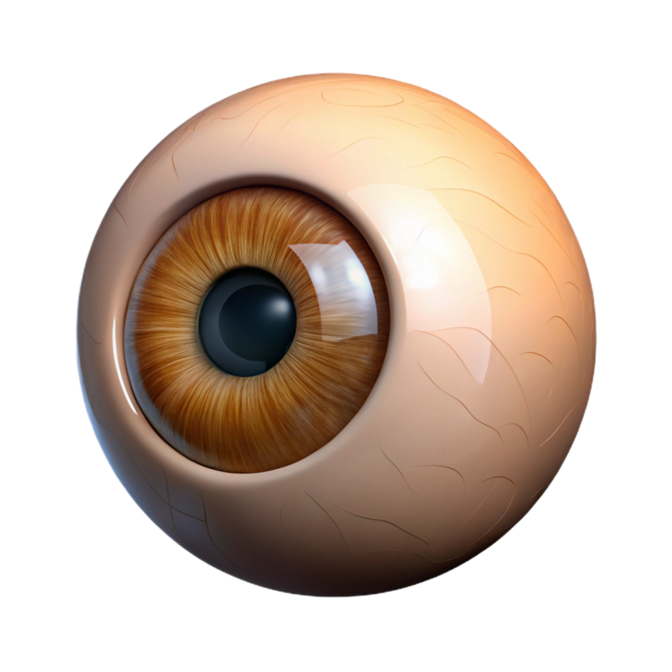 standout rustic A realistic human eye, brown iris, NO BACKGROUND with Transparent Background. genuine png