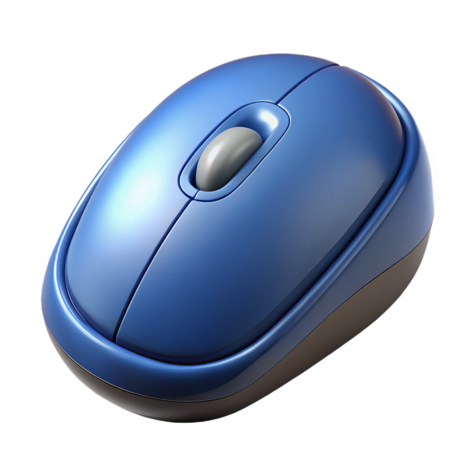exceptional coastal A single computer mouse, ergonomic design. NO BACKGROUND with Transparent Background. flawless png