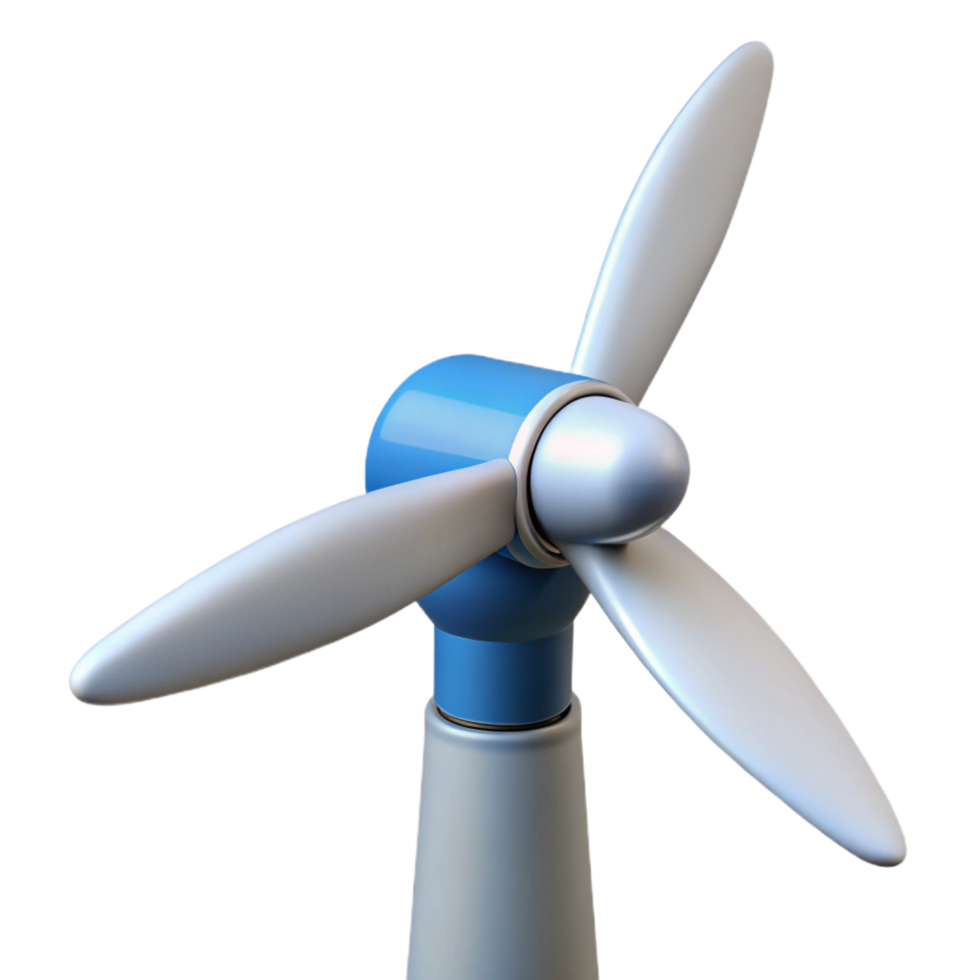 spectacular passionate victorian A wind turbine blade, close-up. NO BACKGROUND with Transparent Background. luxury png