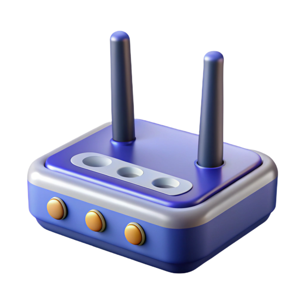 spectacular melancholic tropical A wireless router, network device. NO BACKGROUND with Transparent Background. precision png