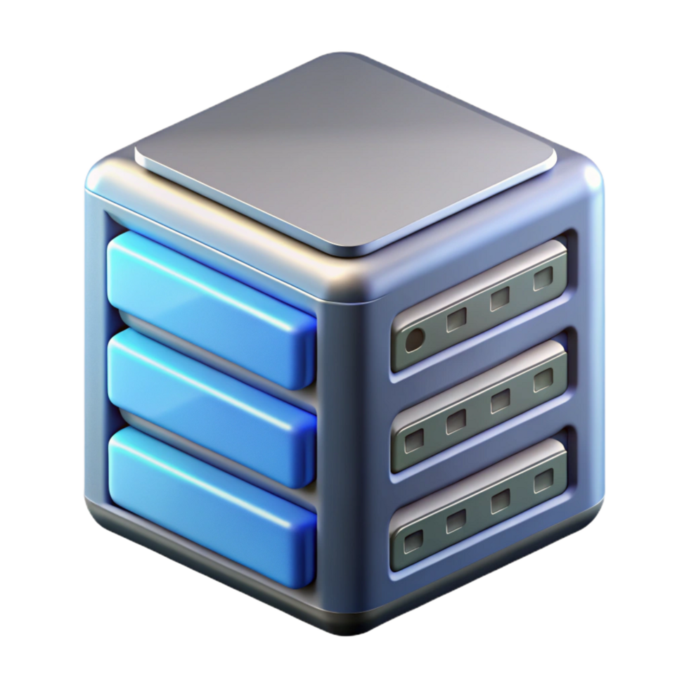 spectacular unforgettable A server blade, data center component. NO BACKGROUND with Transparent Background. png