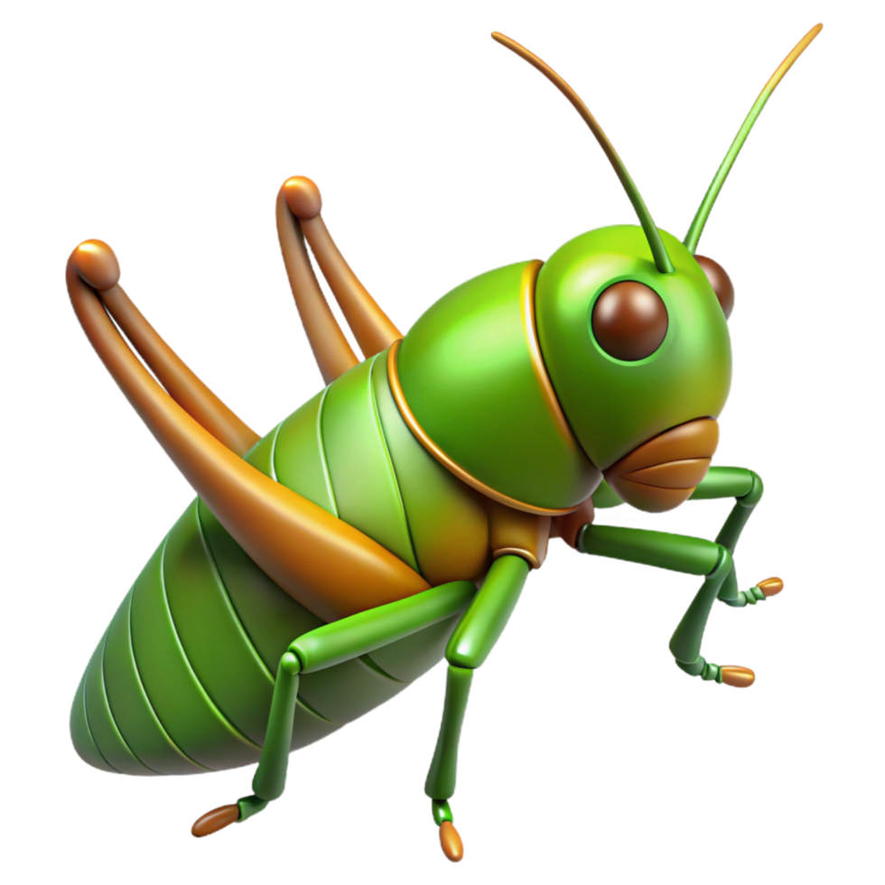 enchanting notable A grasshopper, NO BACKGROUND with Transparent Background. png