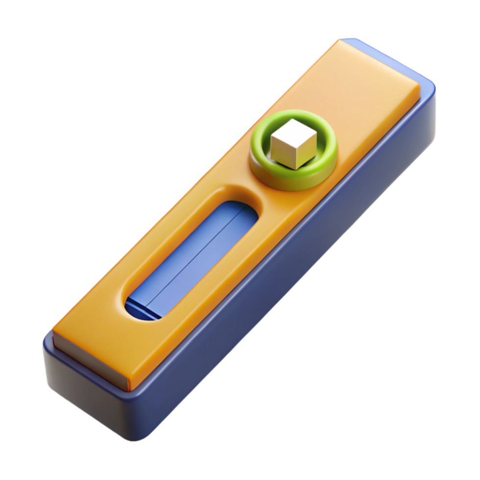 stunning peaceful urban Level tool NO BACKGROUND with Transparent Background. perfect clarity png