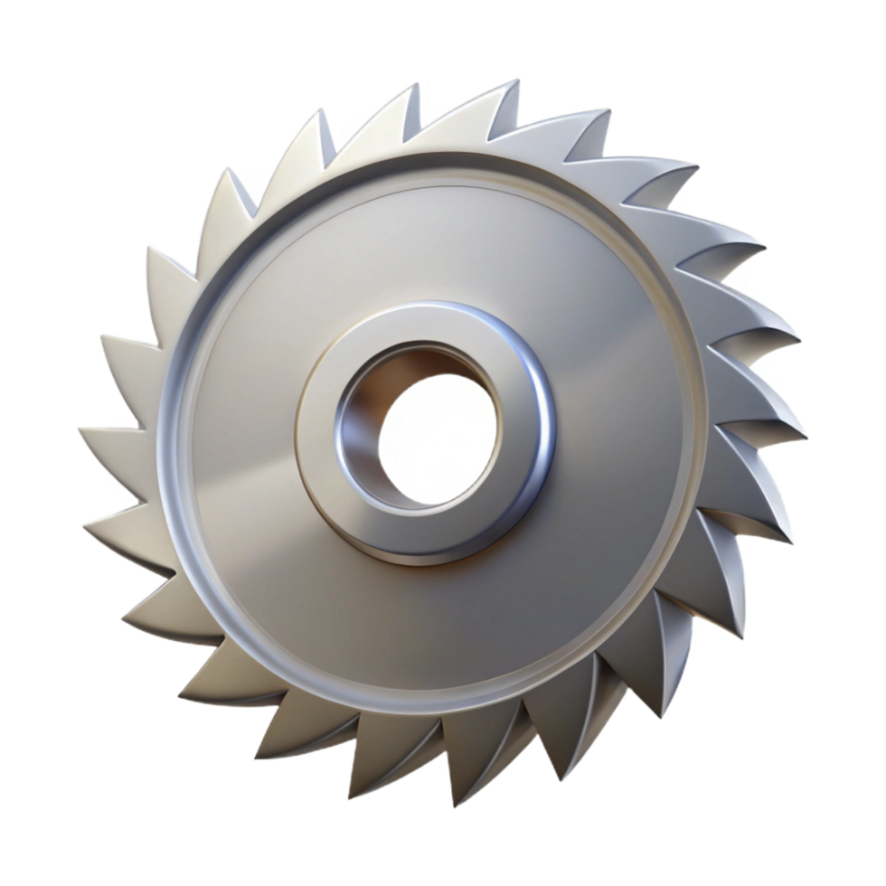 impressive iconic Circular saw blade NO BACKGROUND with Transparent Background. png