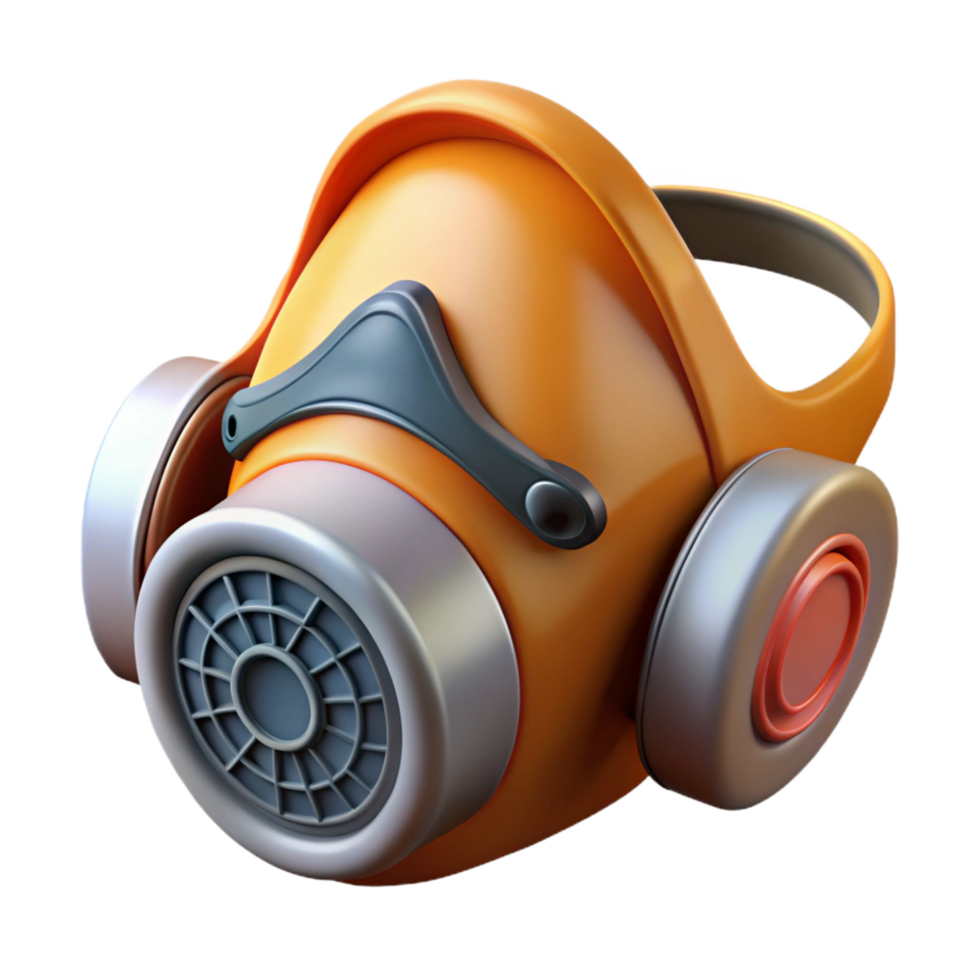 dazzling notable Dust mask NO BACKGROUND with Transparent Background. png