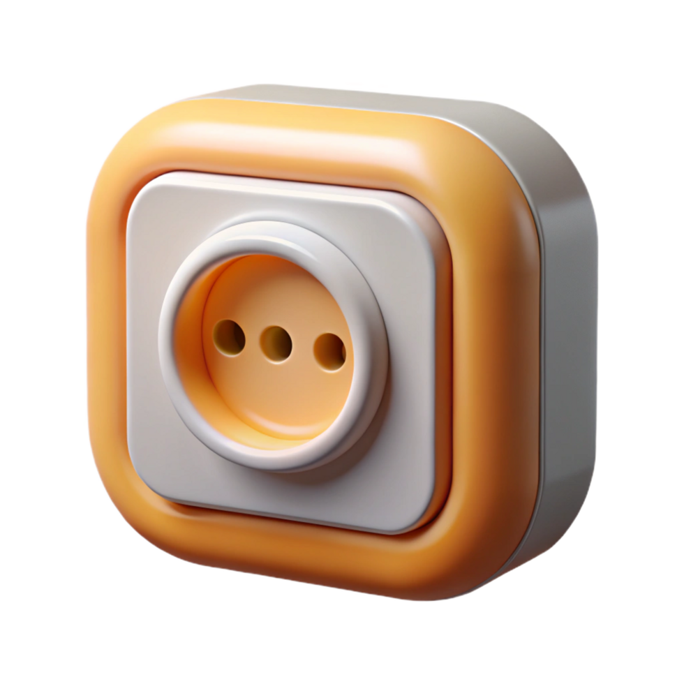 exemplary retro Electrical outlet NO BACKGROUND with Transparent Background. elite png