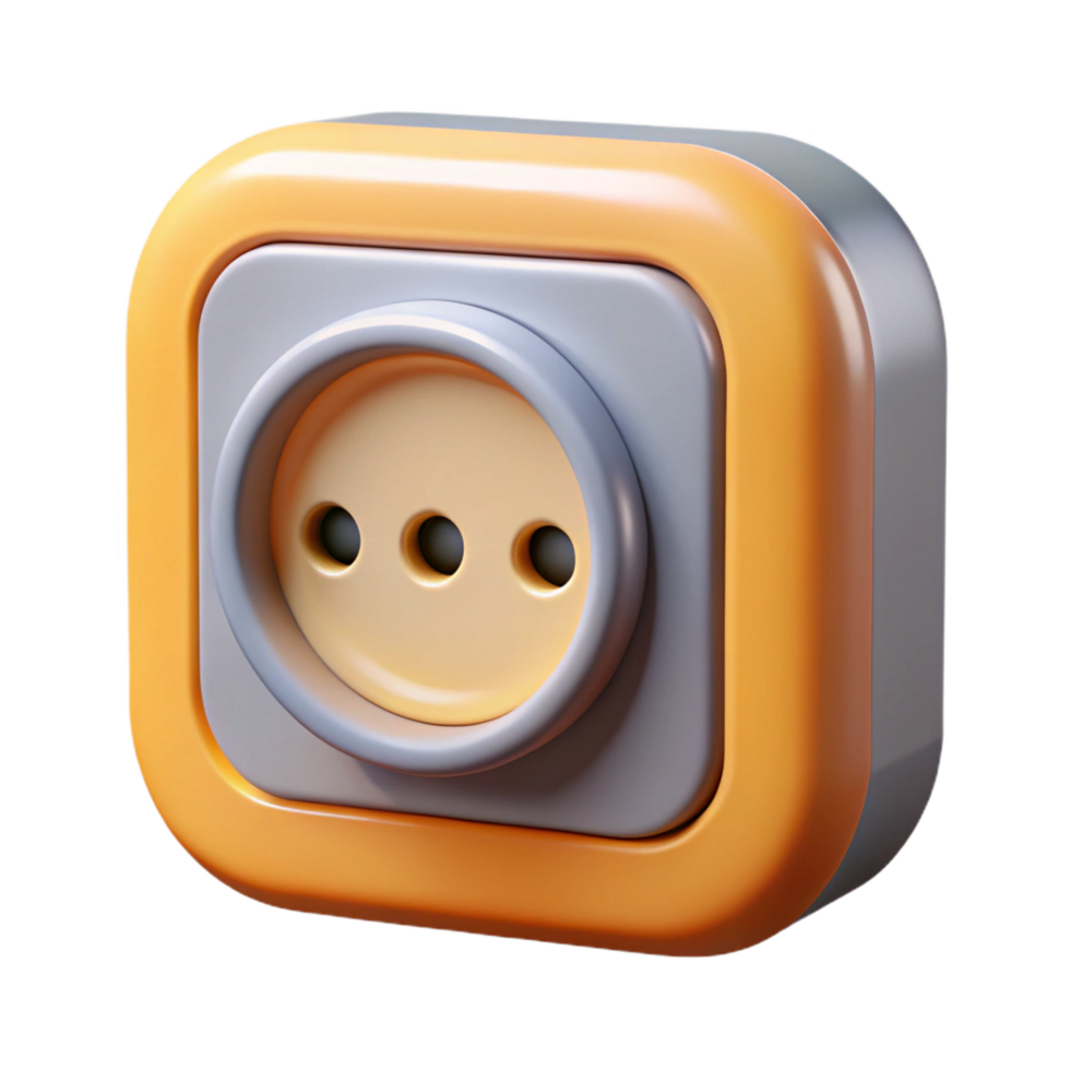 exemplary bohemian Electrical outlet NO BACKGROUND with Transparent Background. museum quality png