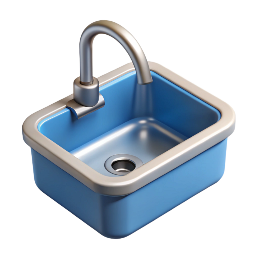 captivating organic Kitchen sink NO BACKGROUND with Transparent Background. premium png
