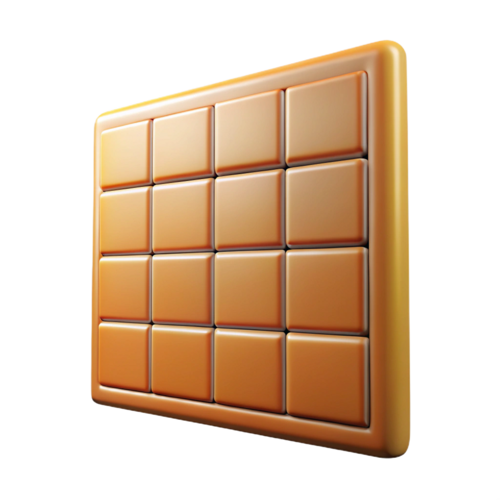 exemplary art deco Wall tile NO BACKGROUND with Transparent Background. handcrafted png