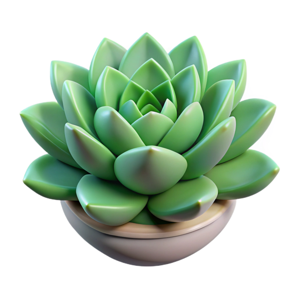iconic victorian Succulent plant NO BACKGROUND with Transparent Background. museum quality png