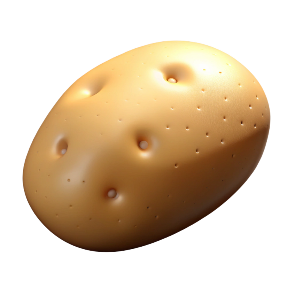 magnificent avant-garde Potato NO BACKGROUND with Transparent Background. flawless png