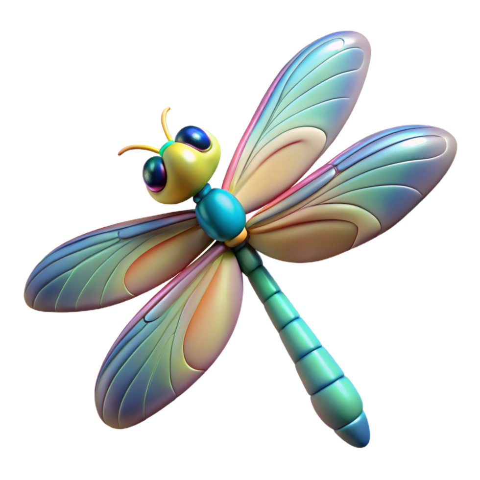 picturesque distinguished Dragonfly NO BACKGROUND with Transparent Background. png